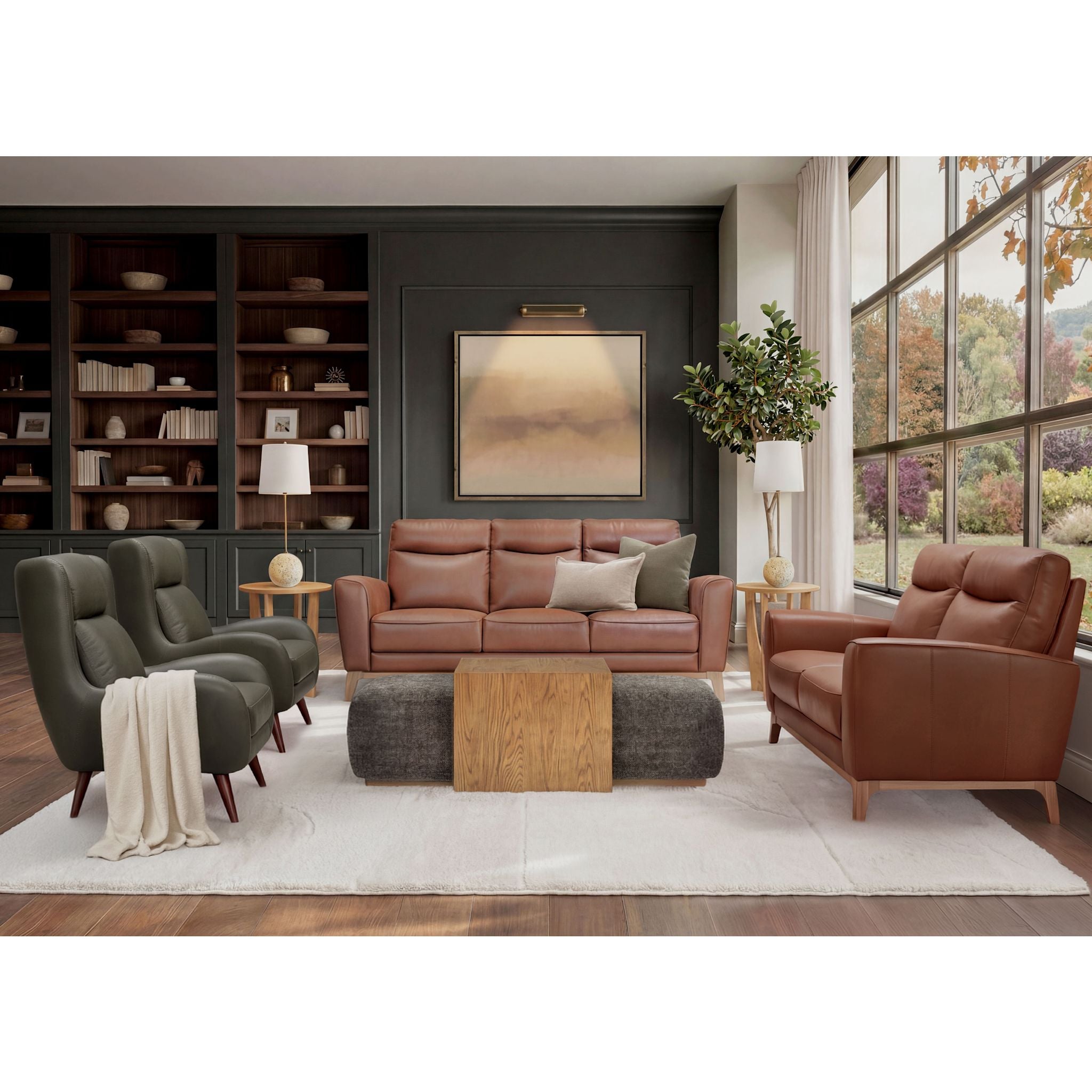 Tenth+Maple Delight Accent Chair - Ranger Moss