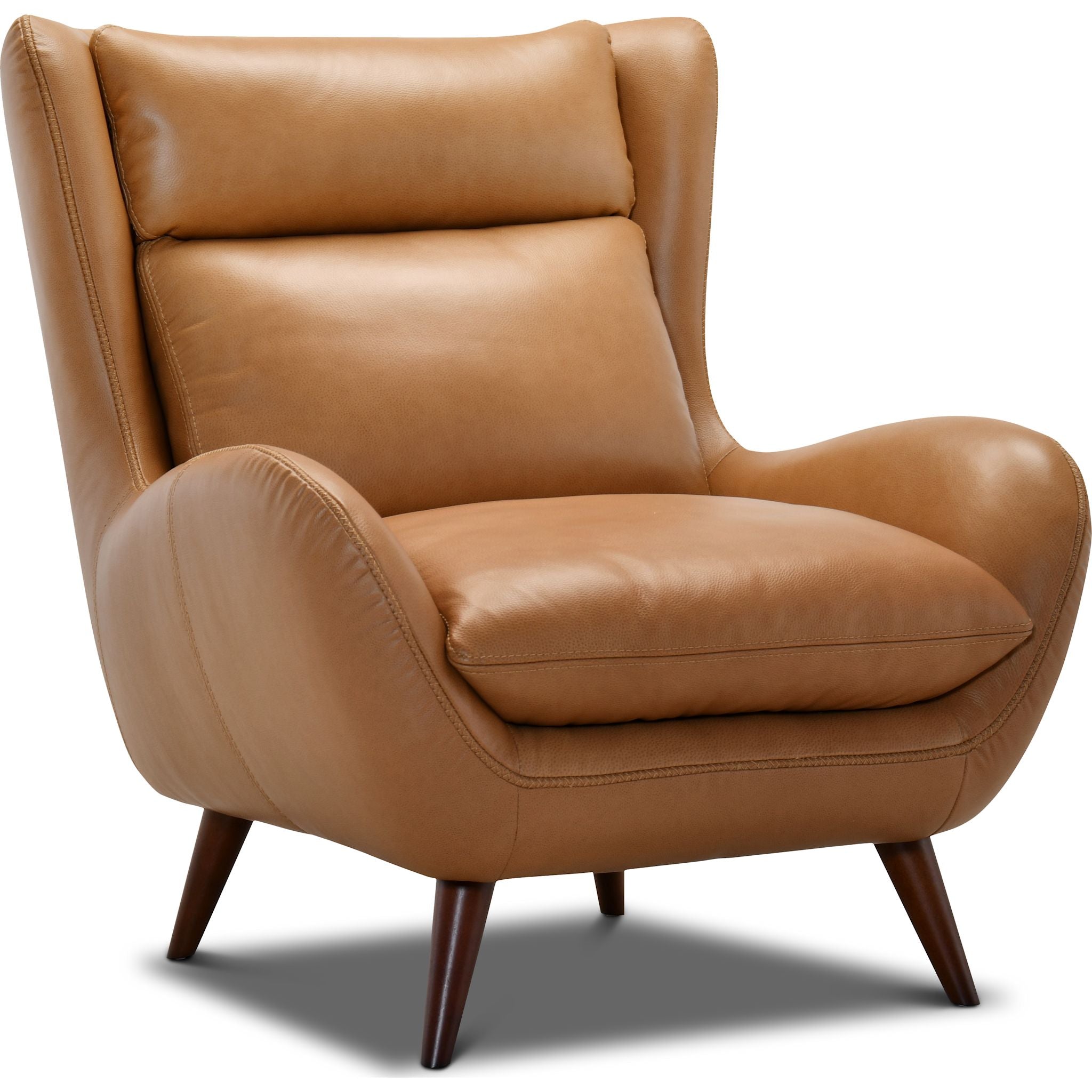 Tenth+Maple Delight Accent Chair - Texas Toffee