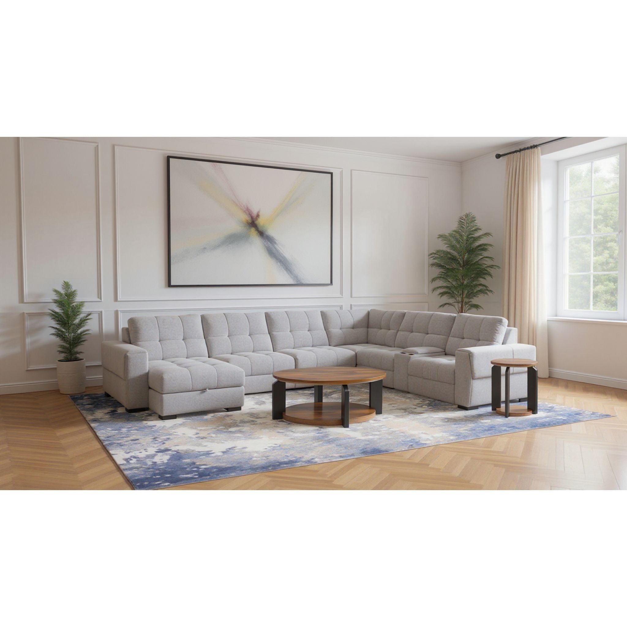 Xpand 7 Piece Power Modular Sectional