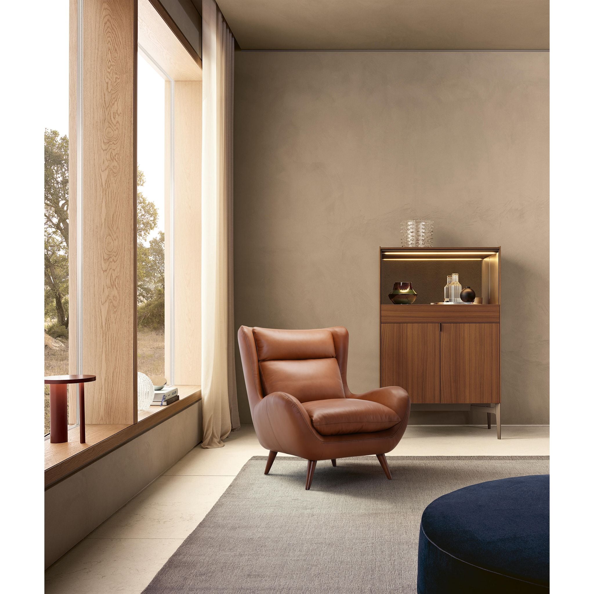 Tenth+Maple Delight Accent Chair - Ranger Caramel