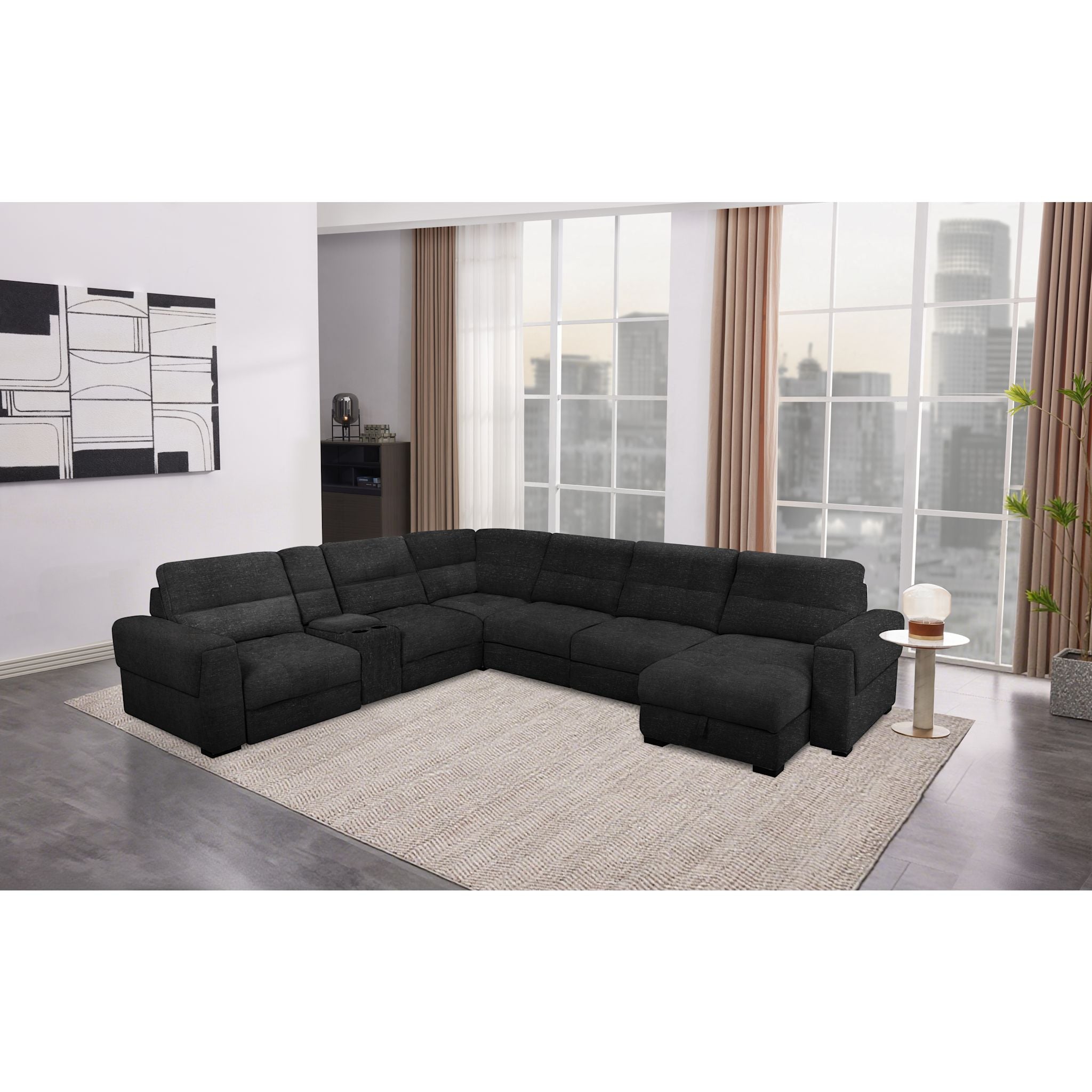 Xpand 7 Piece Power Modular Sectional