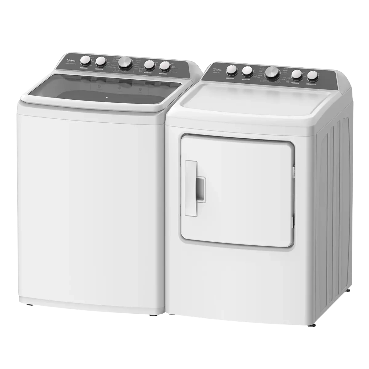 Midea Washer & Dryer – Top Load Laundry Pair (MLV47CAWW / MLE47C4AWW)