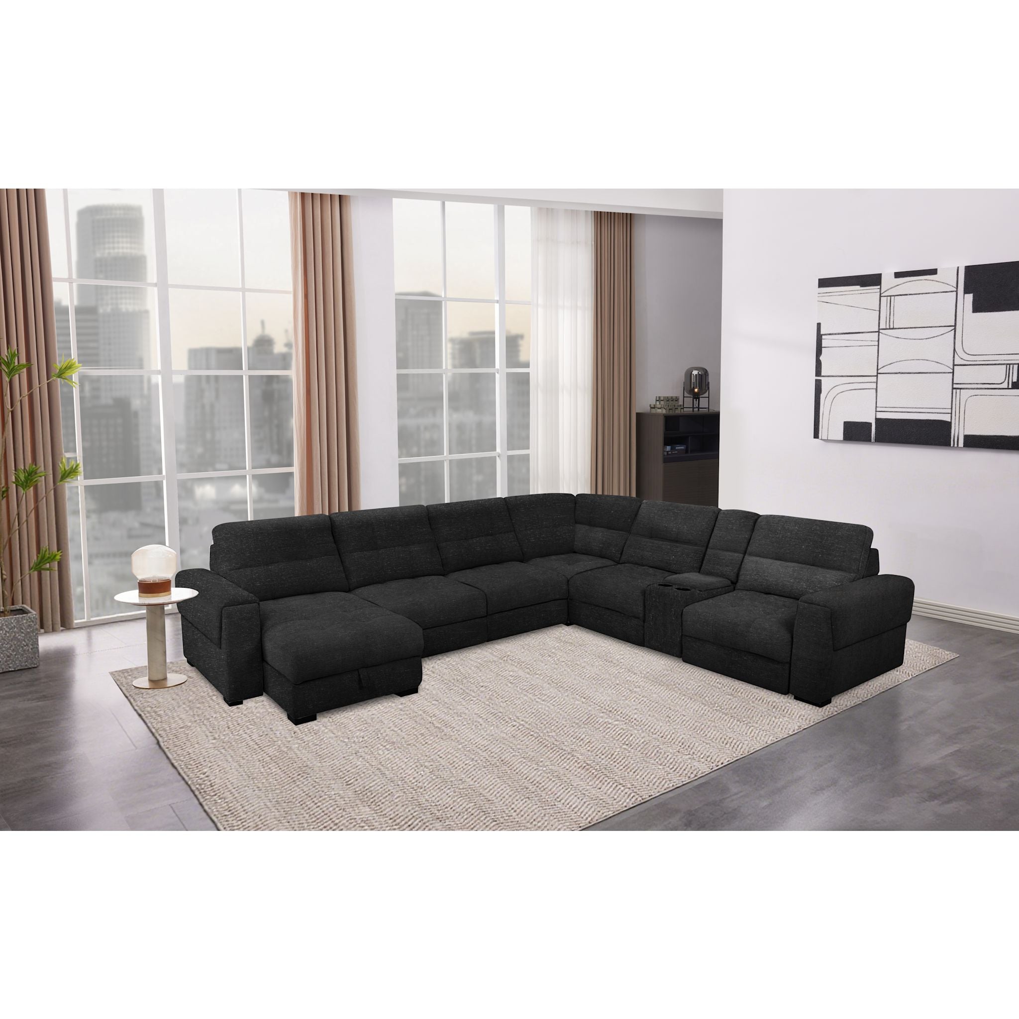 Xpand 7 Piece Power Modular Sectional