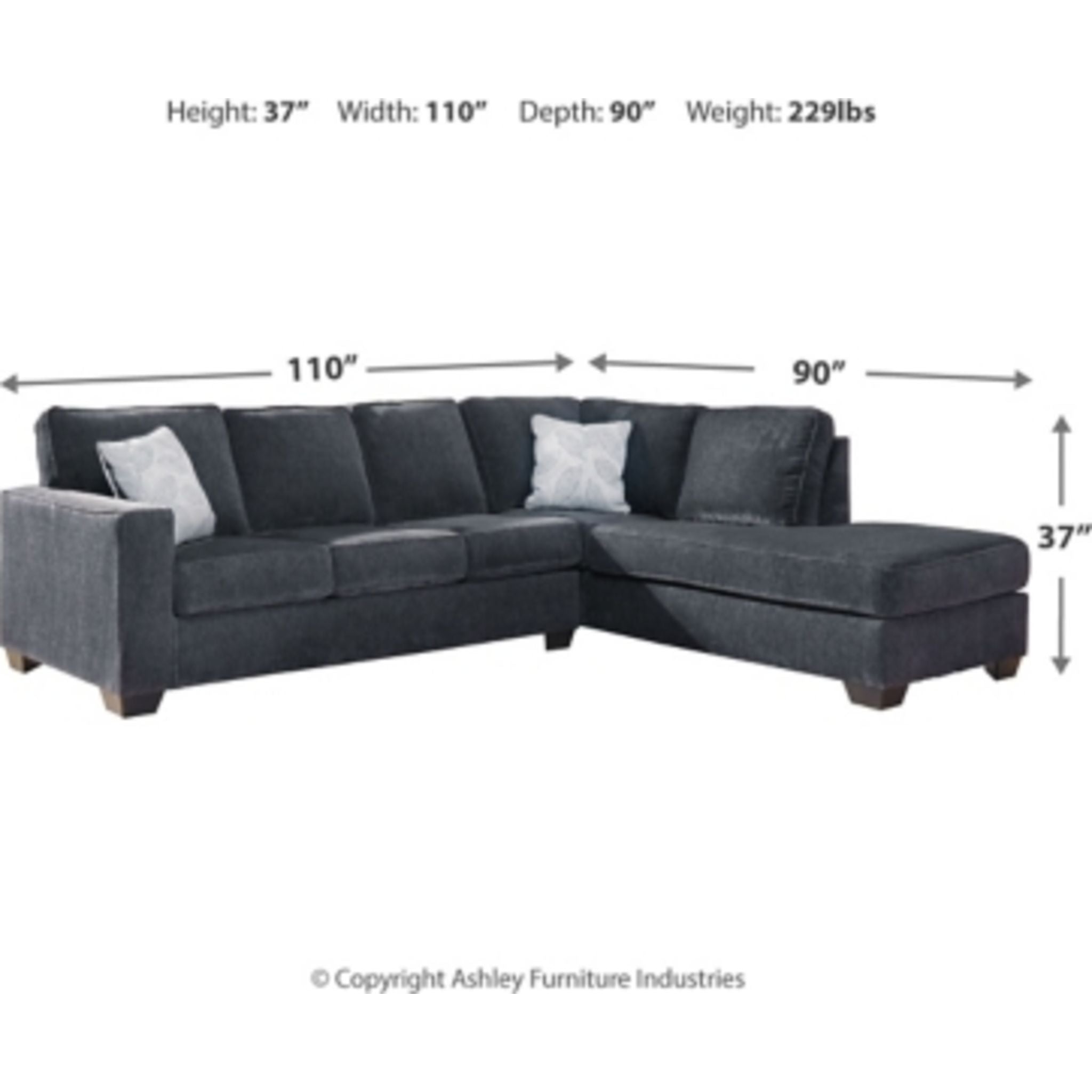 Altari 2 Piece Sectional with Chaise