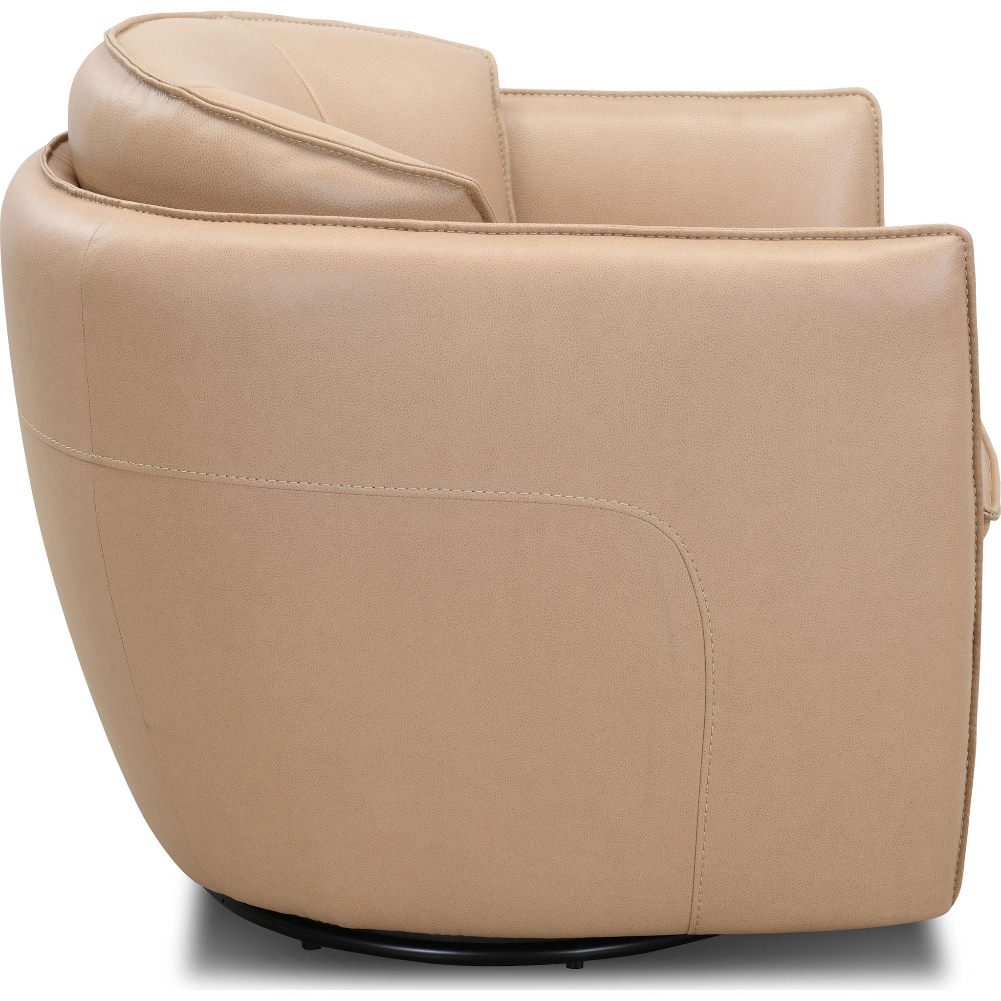Tenth+Maple Bliss Swivel Chair - Texas Stone