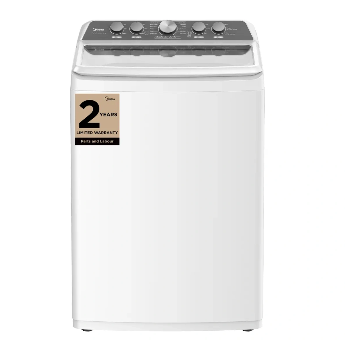 Midea Washer & Dryer – Top Load Laundry Pair (MLV47CAWW / MLE47C4AWW)