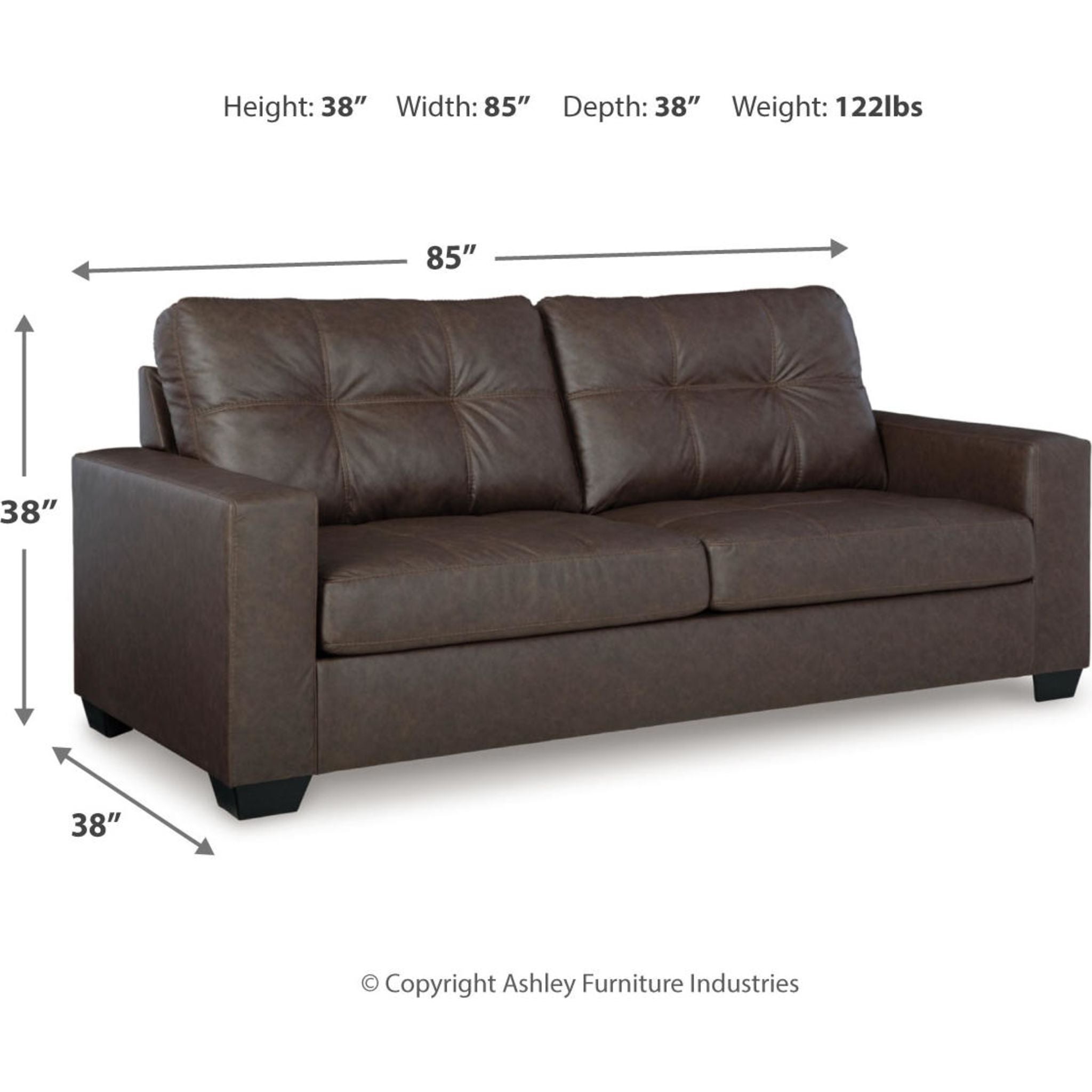 Barlin Mills Sofa - Umber