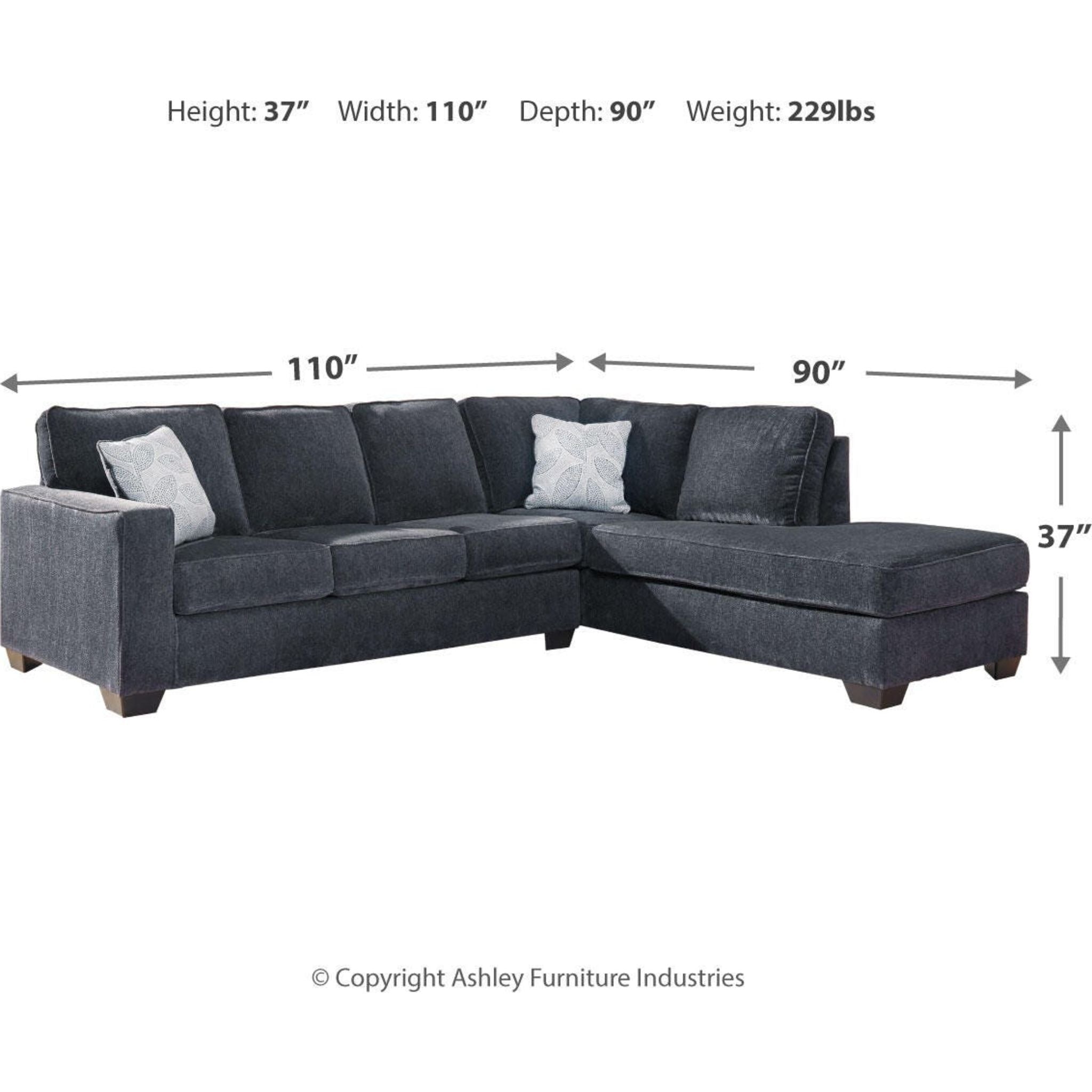 Altari 2 Piece Sectional with Chaise