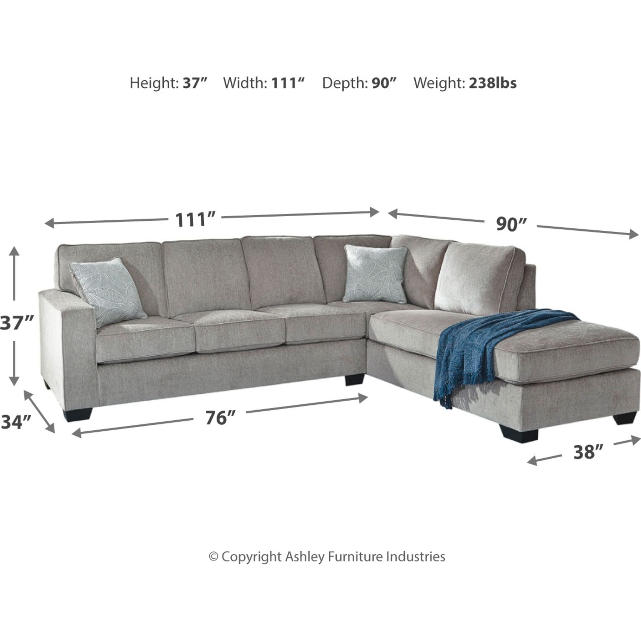Altari 2 Piece Sectional with Chaise