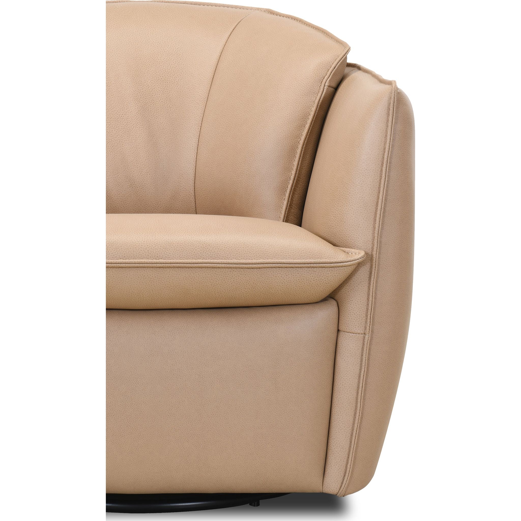 Tenth+Maple Bliss Swivel Chair - Texas Stone