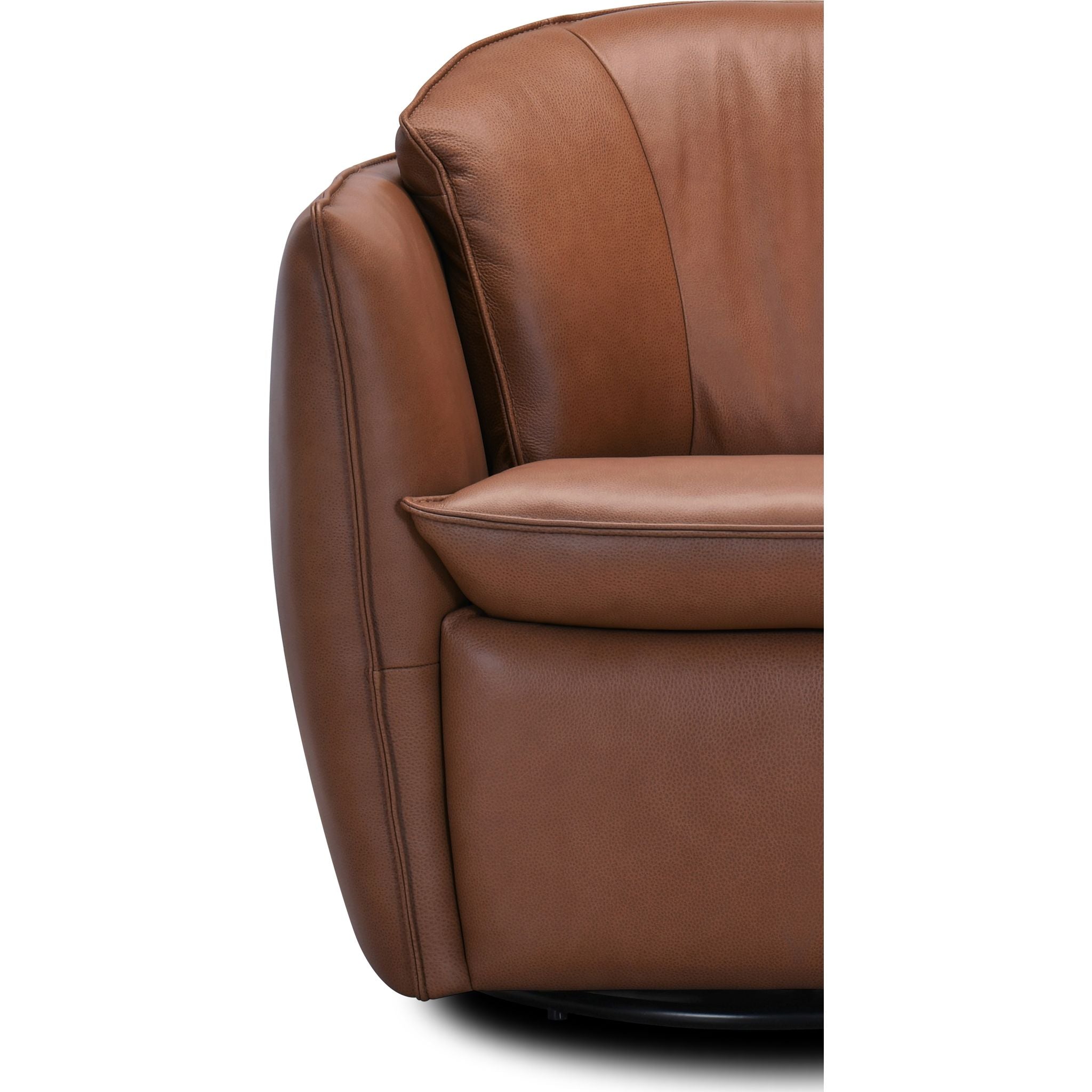 Tenth+Maple Bliss Swivel Chair - Ranger Caramel