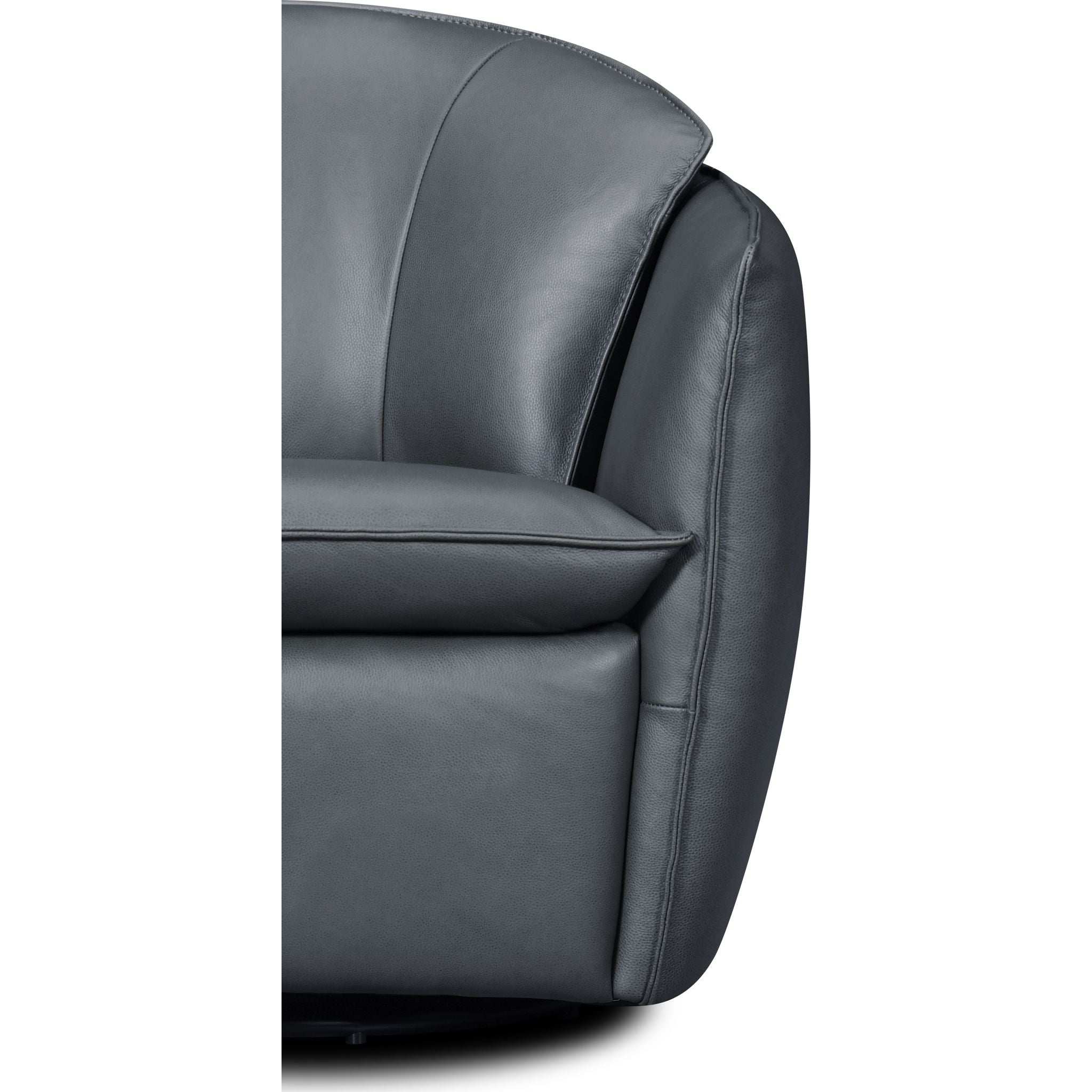 Tenth+Maple Bliss Swivel Chair - Ranger Gravel