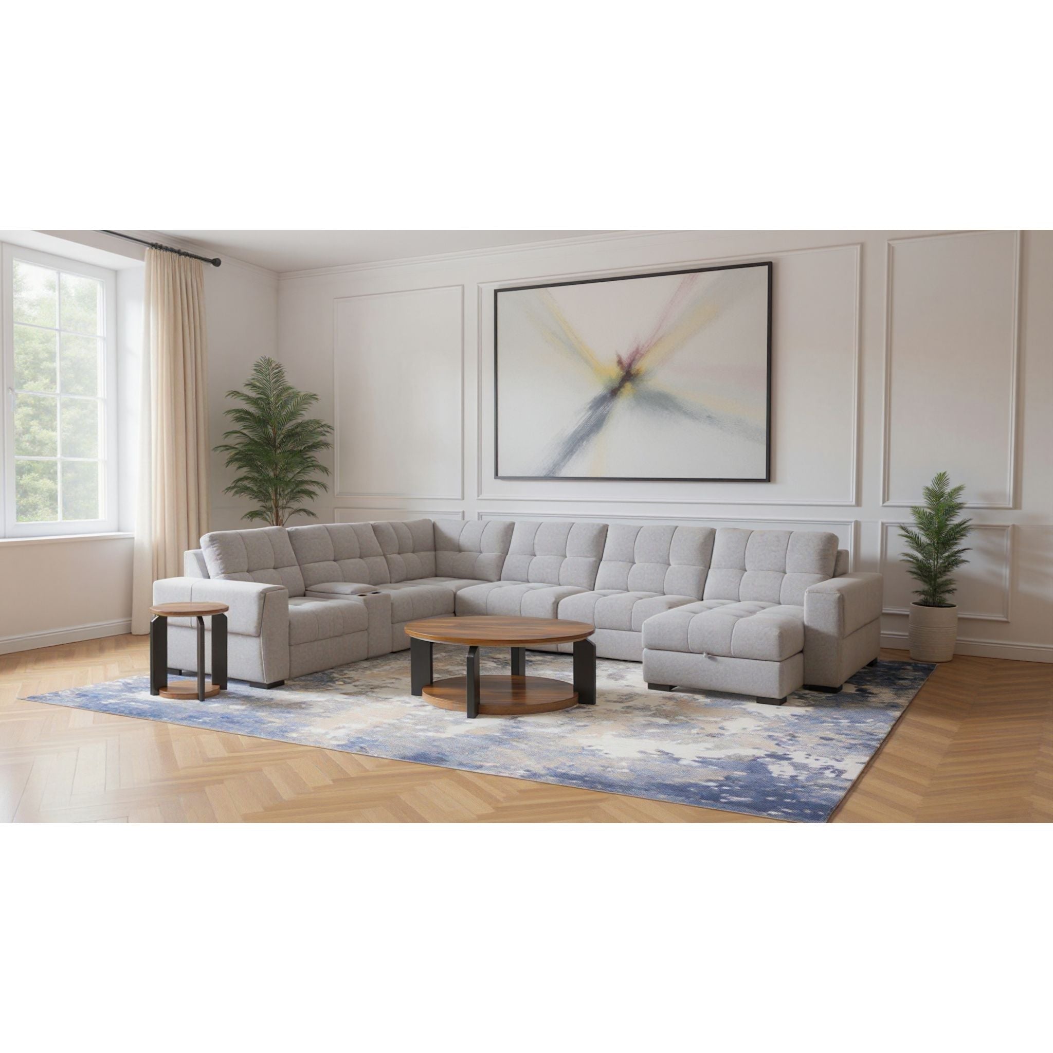 Xpand 7 Piece Power Modular Sectional