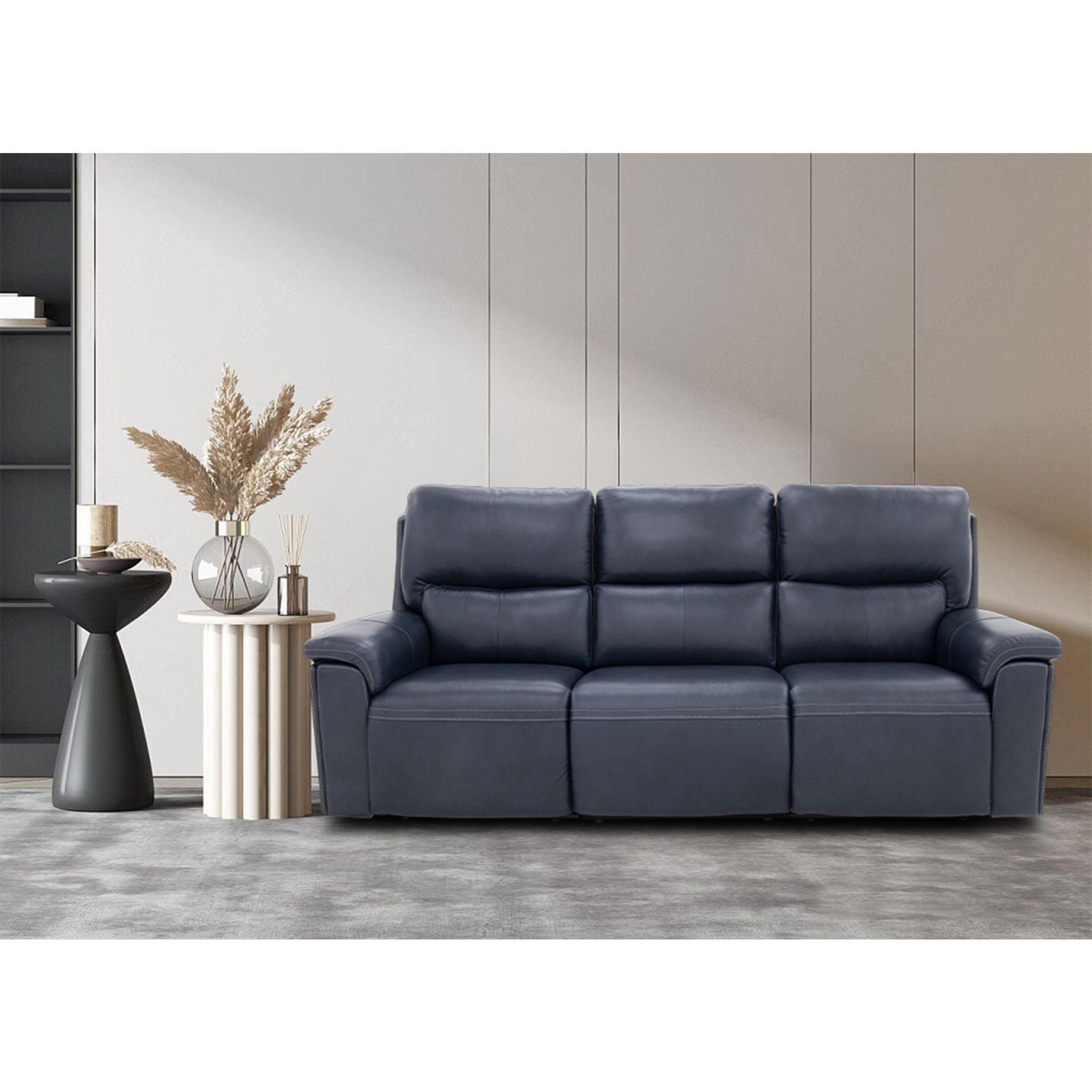 Edward Power Reclining Sofa with Immersive Audio - Sorrento Ocean