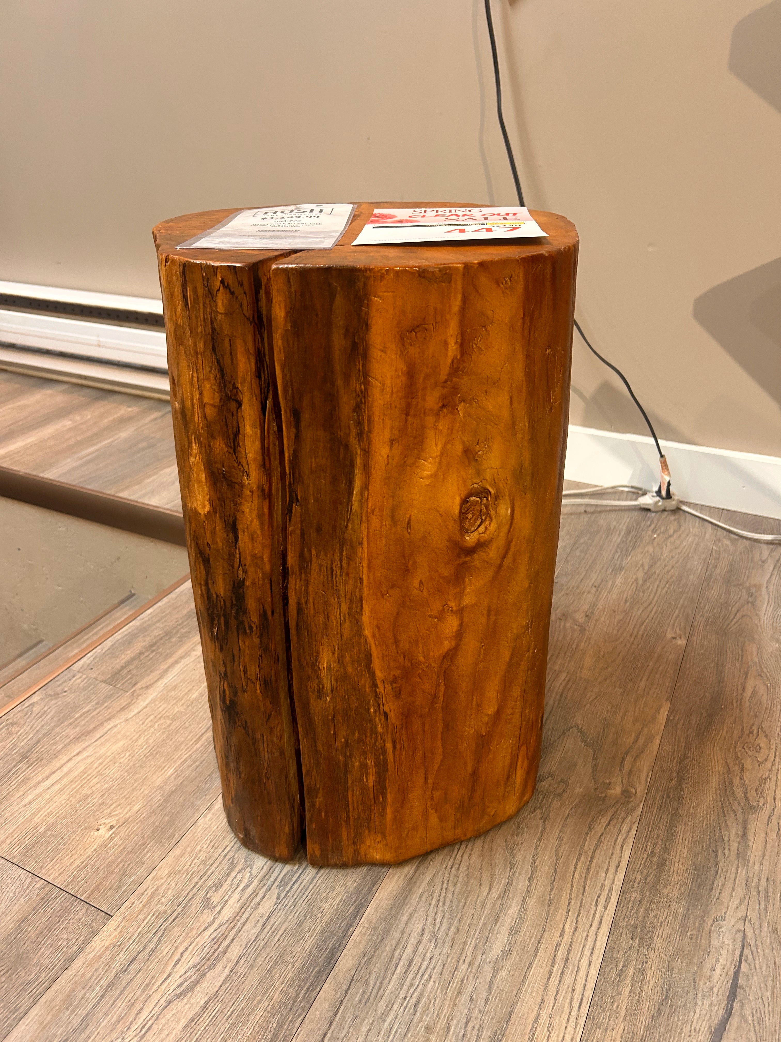 090-773 HAMM Tree Trunk Accent Table