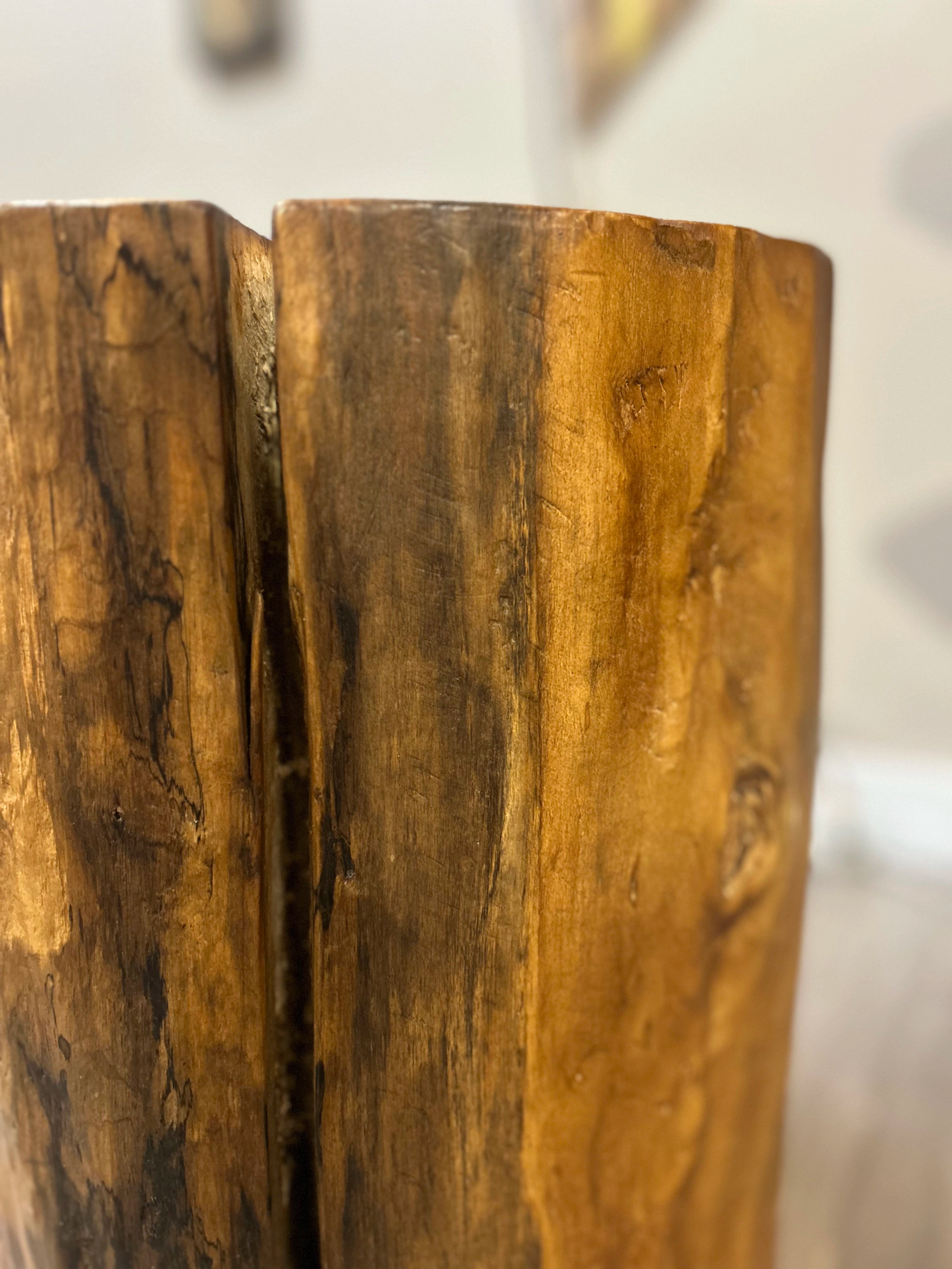 090-773 HAMM Tree Trunk Accent Table