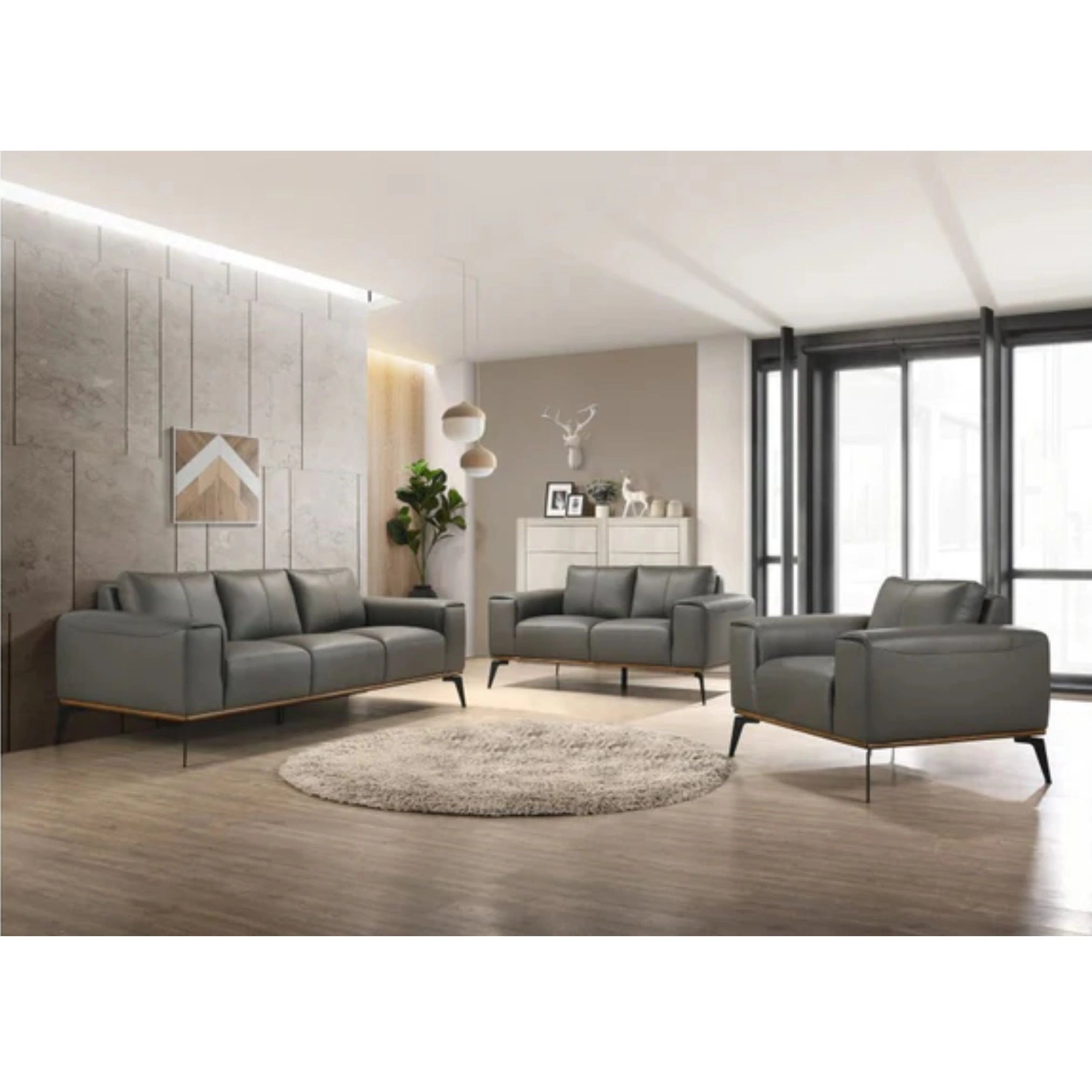 Pietro Leather Sofa